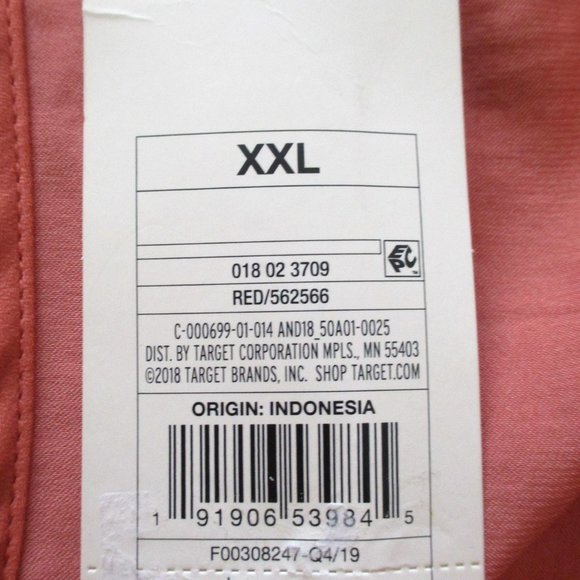 NWT! A New Day Womens Red Copper Keyhole Back Top, Short Sleeve, Size XXL - Picture 10 of 13